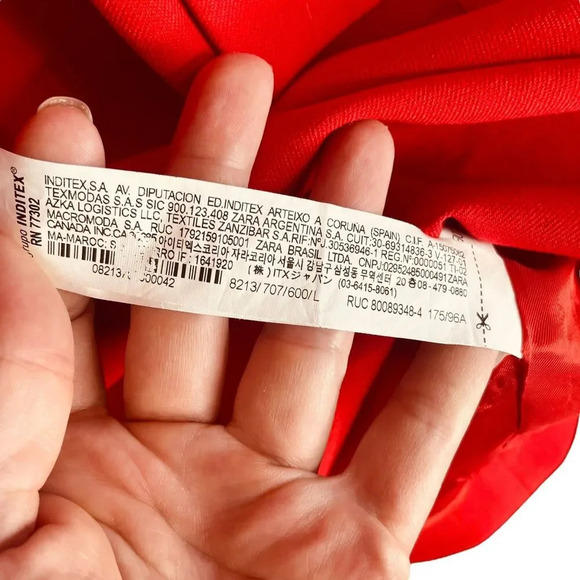 Zara One Shoulder Blazer Mini Dress - Picture 14 of 15